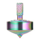 CHEETOP Stainless Steel Spinning Top  Precision Mini Desktop Gyroscope  Kill Time Reduce Stress ADHD Toys  Perfect Balance Gyro (Iridescent Style 2)