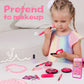 Meland Pretend Makeup Kit for Girls, Age 3-6, Pink, Includes My First Purse Toy, Ideal Gift for Toddlers, Model MU-MLUS