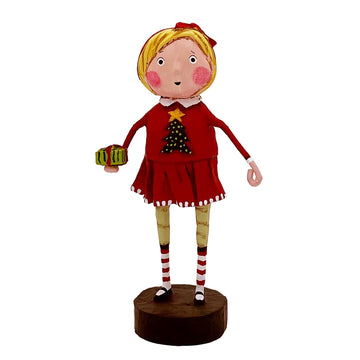 Lori Mitchell Gift Exchange Girl Figurine 6'