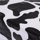 Cow Print Tablecloth (Pack Of 6) 54 X 72 Inch Tablecloths For Cow Themed Party Decorations, And Birthday Party Decorations, Picnic Table Covers, (Black And White)