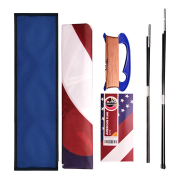 Mint'S Colorful Life Delta Kite For Kids & Adults, Extremely Easy To Fly Kite, Best Kite For Beginner (American Flag)