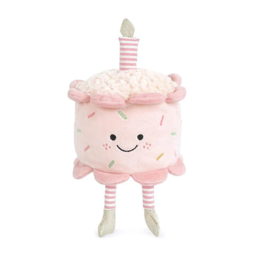 Mon Ami Stuffed Birthday Cake Plush Toy - 7X5    Pretend Play Toy For Toddlers, First Birthday Gift For Kids, Party Decoration (
