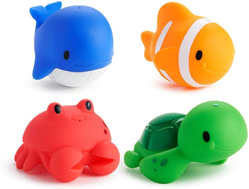 Munchkin® Ocean™ Squirts Baby Bath Toy, 4 Pack