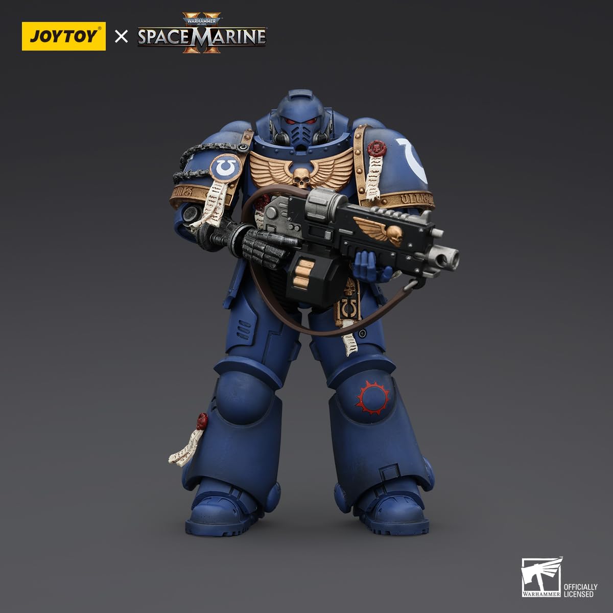 malt-inspiredISE JOYTOY 1/18 Action Figures - Warhammer Space Marine 2 Ultramarines Brother Chairon - 5 Classic Character Collectible Age 15 and Above