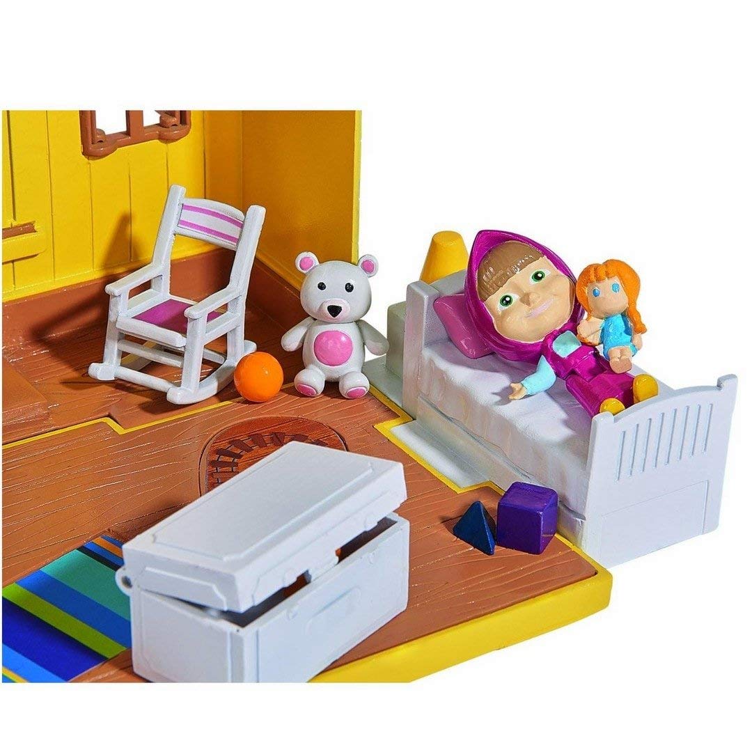 Masha and The Bear Mashas House Playset Toys for Kids, Ages 3+