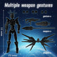 SGYYSG T13 Action Figure Already Assembled - 3D Printed Robot 13 with Interchangeable Hands &   Fully Articulated Joints for Dynamic Play & Display (Black)