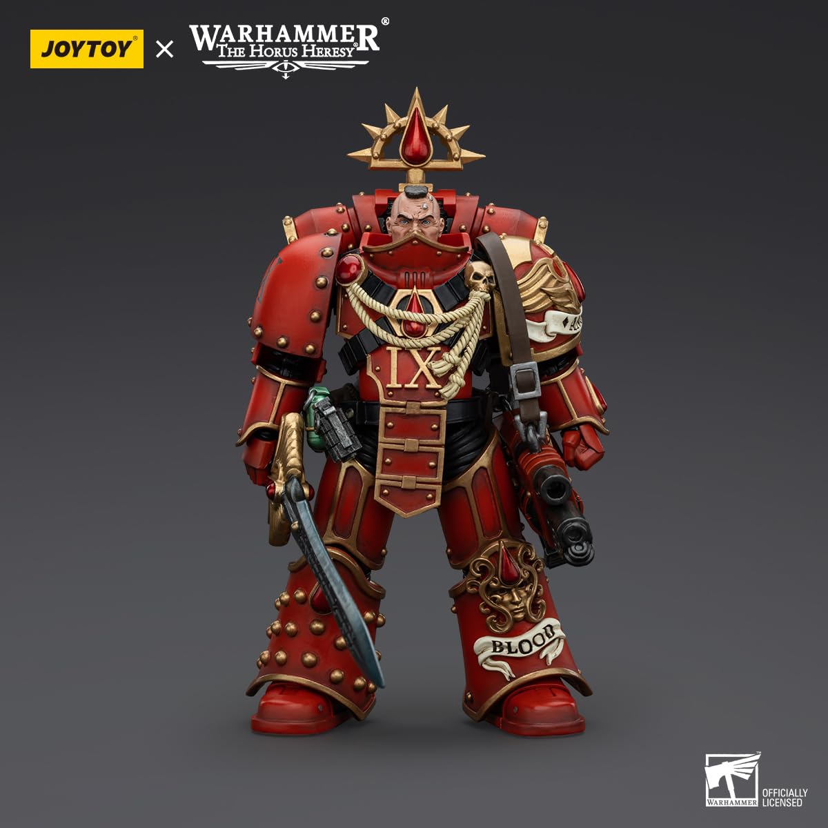 malt-inspiredISE JOYTOY 1/18 Action Figures - Warhammer The Horus Heresy Blood Angels Raldoron First Captain of The Blood Angels - 5 Classic Character Collectible Age 15 and Above