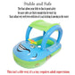 Baby Pool Float With Canopy Summer Steering Wheel Sunshade Swim Ring Car Inflatable Toys Infants Float Seat Boat For Kids Toddlers (Color Blue)