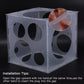 Auihiay 14 Holes Balloon Sizer Cube, Balloon Measurement Tool With Instructions, Balloon Sizr Tool For Balloon Arches, Balloon Column, Balloon Party Decoration (1-10 Inch)