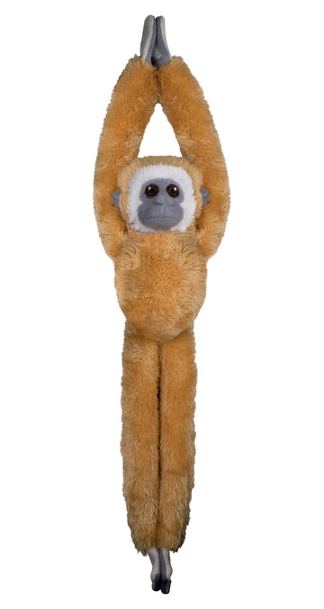 Deluxebase EcoBuddiez Tree Huggers - Gibbon from Small 55cm Hanging Soft Toy Made from Recycled Plastic Bottles. Eco-Friendly So