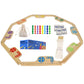 Grhonior Marbles And Jokers Board Game Pegs And Jokers Real Solid Wood (Pine) Game Board Wooden For 2-8 Players 8 Game Boards 8