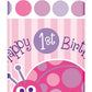 Ladybug 1st Birthday Plastic Tablecloth, 84 x 54