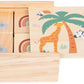 Small Foot Wooden Toys Safari Wooden Memory Game-Shape Sorting Matching Games For Boys And Girls- Perfect For Birthday Parties, Classrooms, Family Game Night, Multi, (11696)