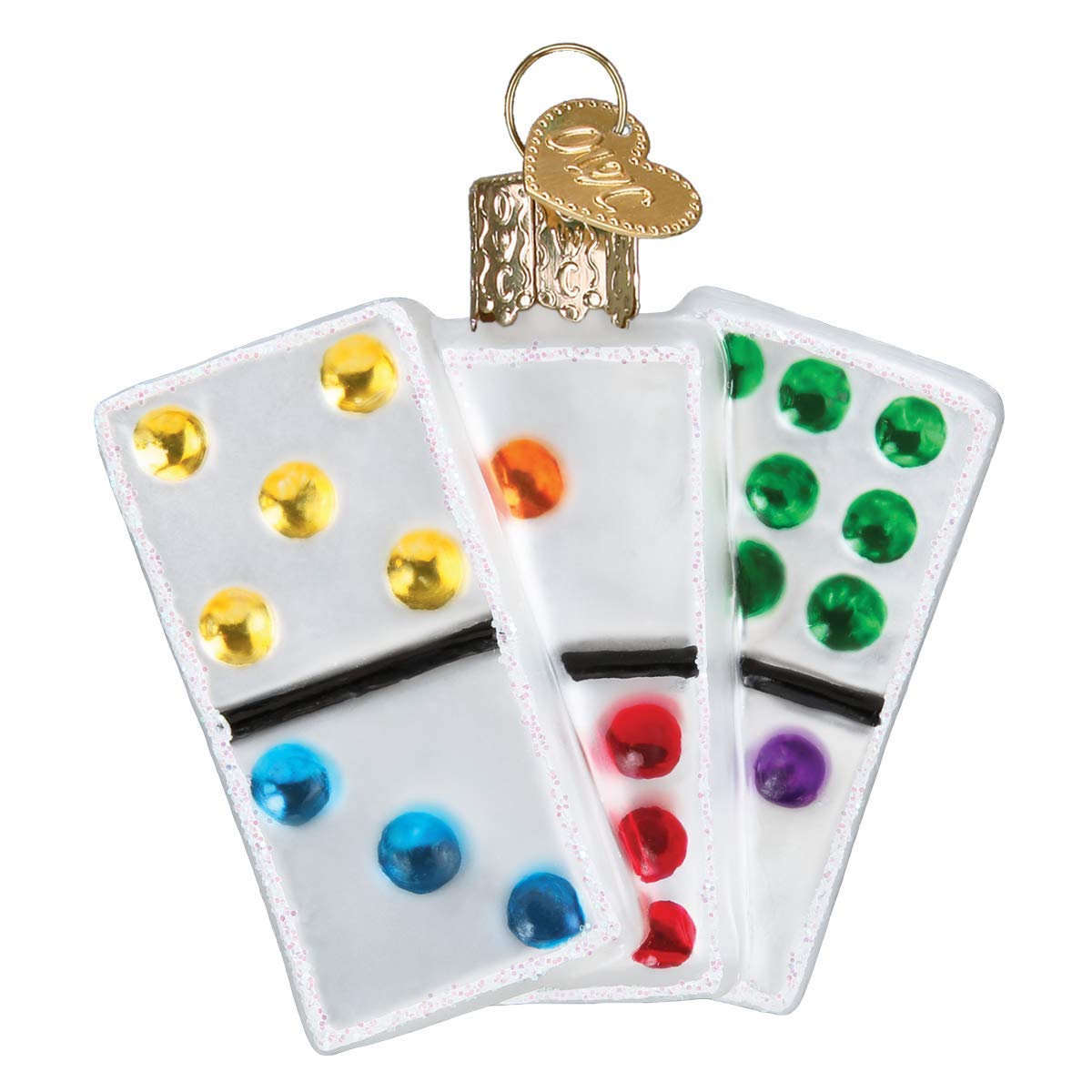Old World Christmas DOMINOS Ornament, Multi
