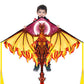 Dragon Kite For Kids Adults, Easy To Fly Best Delta Beach Kite, 300Ft Kite String(Fiery)