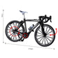 1:10 Scale Die-Cast Alloy Mini Mountain Bike Bicycle Model Toy Desktop Decoration Crafts For Cycling Lovers Bike Racers Athletes Children Boys And Girls (Black)