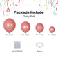 Aobkdeco 138Pcs Christmas Balloon Garland Arch Kit With Red Green Gold White Balloons Candy Balloons Sequin Balloons Gold Star B