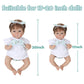 Wooroy Reborn Baby Doll Clothes 18 Inch For 17-19 Inch Reborn Doll Girl 2 Pack Pink&White Reborn Baby Dolls Outfits Reborn Baby Clothing Baby Sets