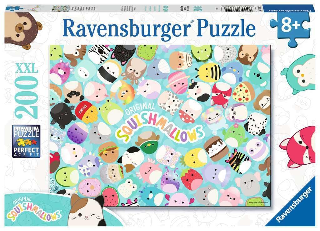 Ravensburger - Puzzle Squishmallows, 200 Pieces Xxl, Recommended Age 8+ Years