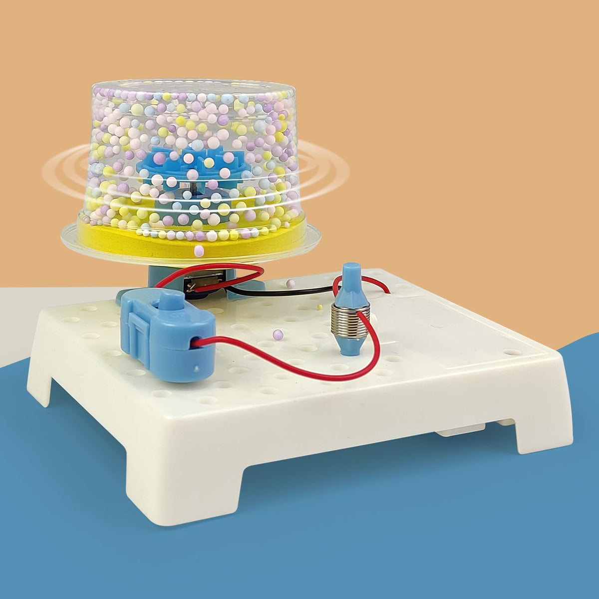 Fun Nation Stem Electric Flying Snow Science Kit For Kids, Diy Electric Experiment Learning Toy Air Flow, Science Project Educat