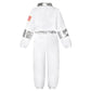 Nuehoryu Nasa Pilot Costume For Kids Astronaut Nasa Costume For Boys Girls Space Jumpsuit For Halloween Dress Up (3-4 Years)