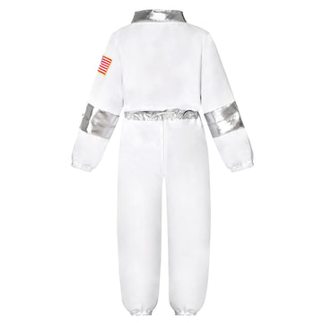 Nuehoryu Nasa Pilot Costume For Kids Astronaut Nasa Costume For Boys Girls Space Jumpsuit (10-12 Years)