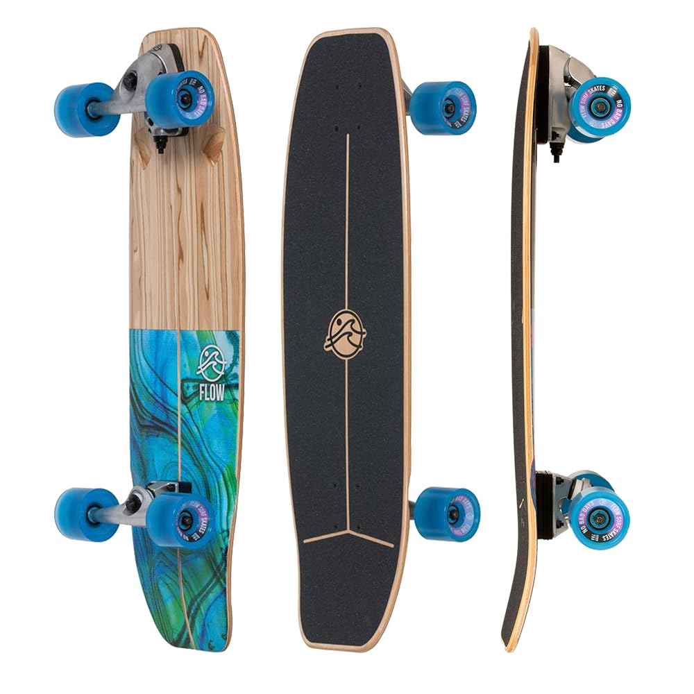 Flow Surf Skates Wedge 32 Surf Skateboard with Carving Truck