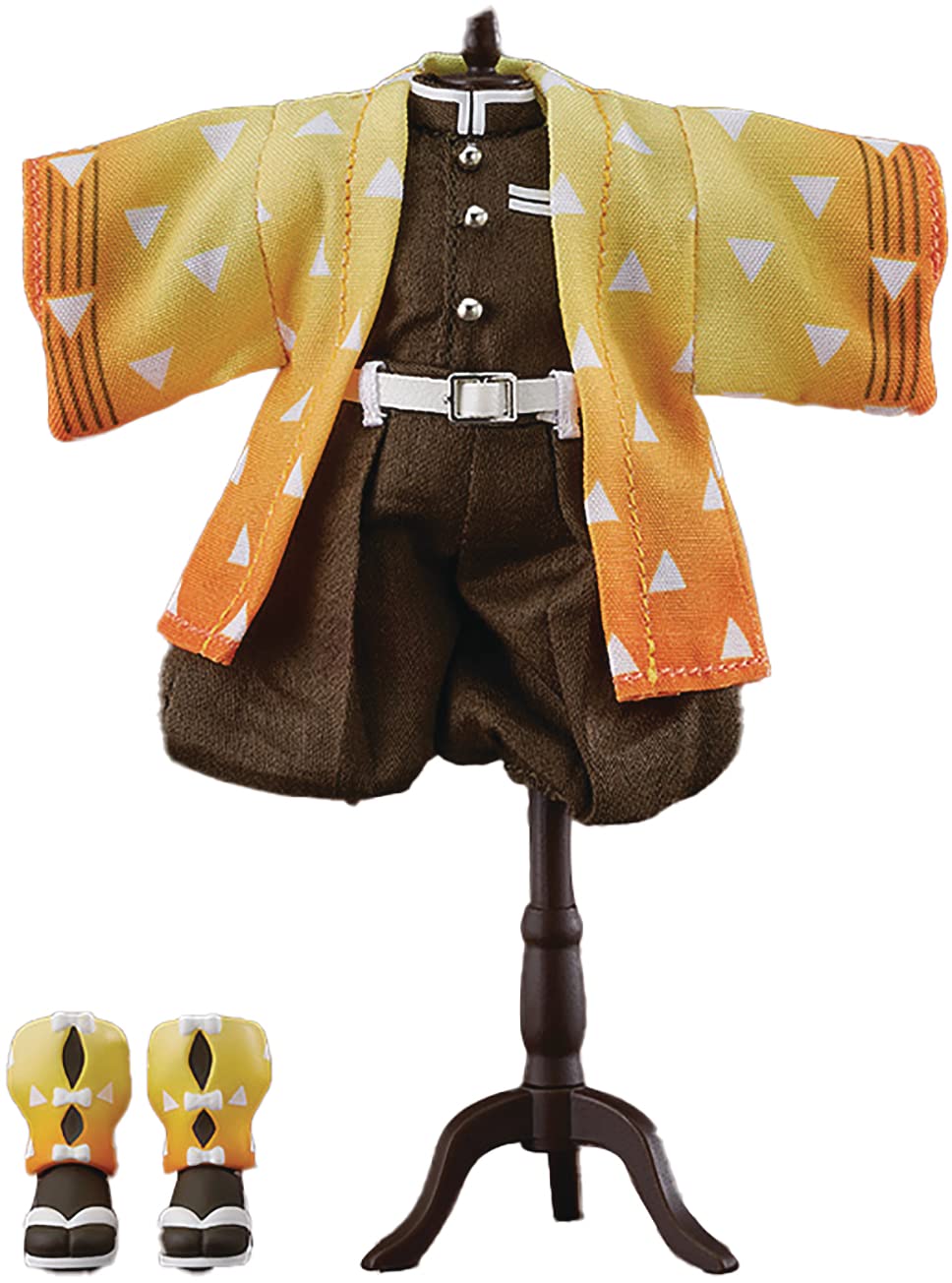 Good Smile Demon Slayer: Kimetsu No Yaiba: Zenitsu Agatsuma Nendoroid Doll Outfit Set, Multicolor