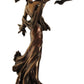 Oya - Goddess Of Wind, Storm And Transformation Figurine, Bronze Color