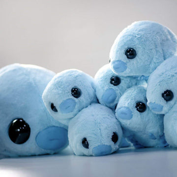 Hashtag Collectibles Mini Turquoise Tardigrade Plush - Stuffed Water Bear Toy for Collectors and Kids