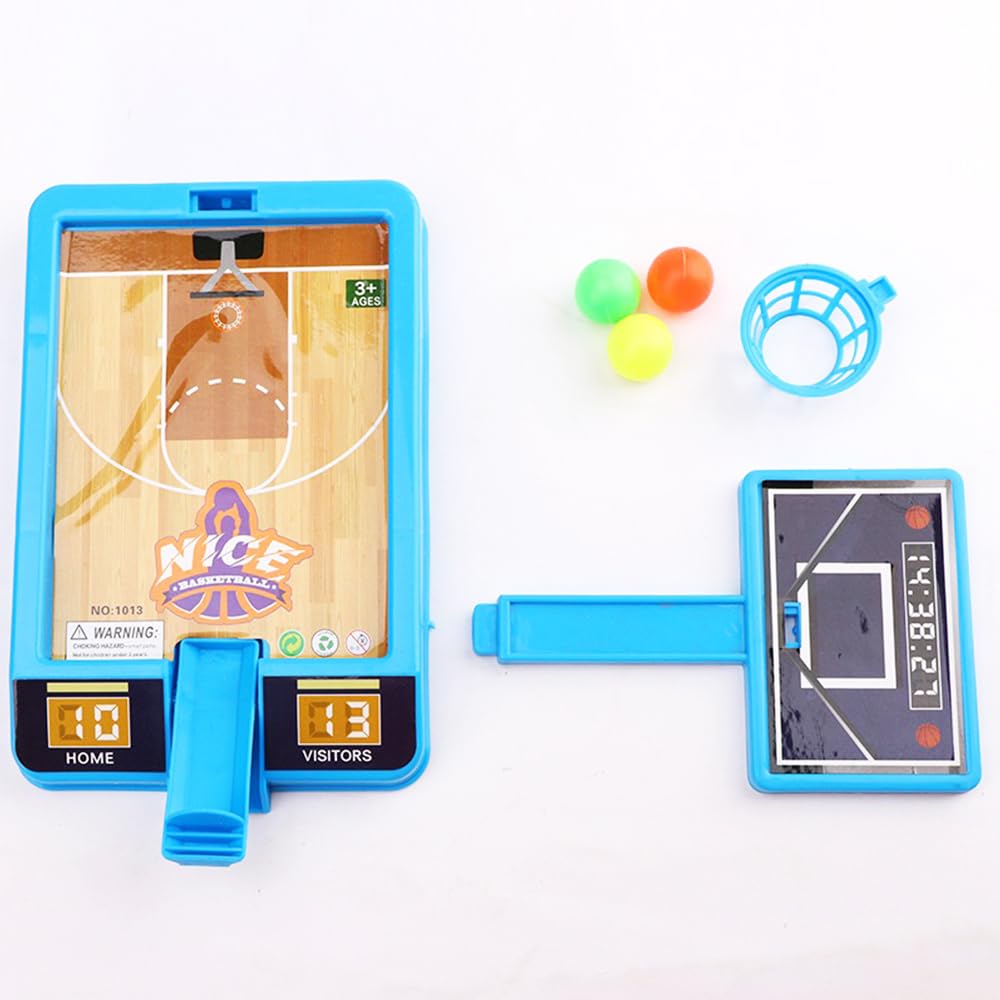 2 Pack Basketball Game Toys, Tabletop Basketball Shooting Game For Kids And Adults, Desk Games For Office For Adult To Reduce St