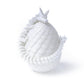 Flavery 3D Printed Dragon Egg - Tricolor with Flexible Crystal Dragon Inside, Colorful Fidget Toy, Birthday Gift, Desk Pet - 12'