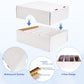 Trading Card Storage Box 4 Row Cardboard Card Storage Boxes Organizer 3000 Cards Count For Tcg, Mtg, Sports, Collection Cards