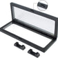 Rechiato 4-Piece 3D Floating Display Cases, 9.1''3.5''0.8'', Military Challenge Coin & Medallion Holder