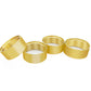 HOPLEX Brass Internal Beadlock Ring Clamp Ring Fit 1.0'' Wheel Rim for 1/18 TRX4M 1/24 RC Crawler Axial SCX24 Upgrade Parts