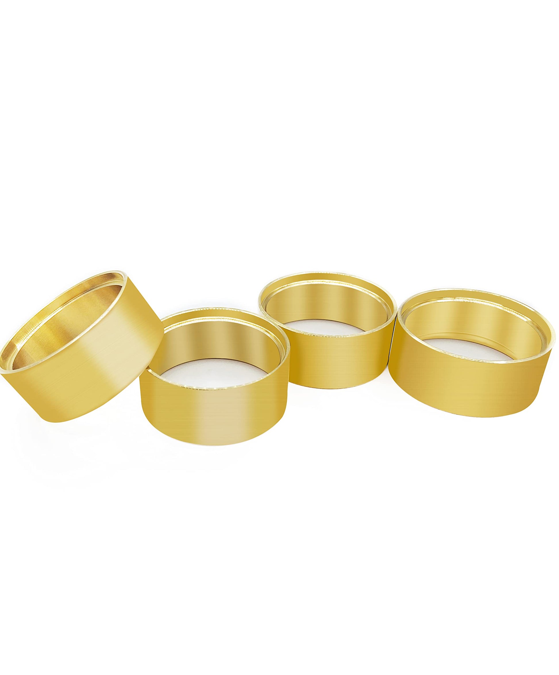HOPLEX Brass Internal Beadlock Ring Clamp Ring Fit 1.0'' Wheel Rim for 1/18 TRX4M 1/24 RC Crawler Axial SCX24 Upgrade Parts