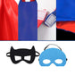 COTATERO Kids Superhero Capes Set (4PCS) - Colorful Nylon Costumes for Birthday Party & Christmas Gift, 27*27 inches