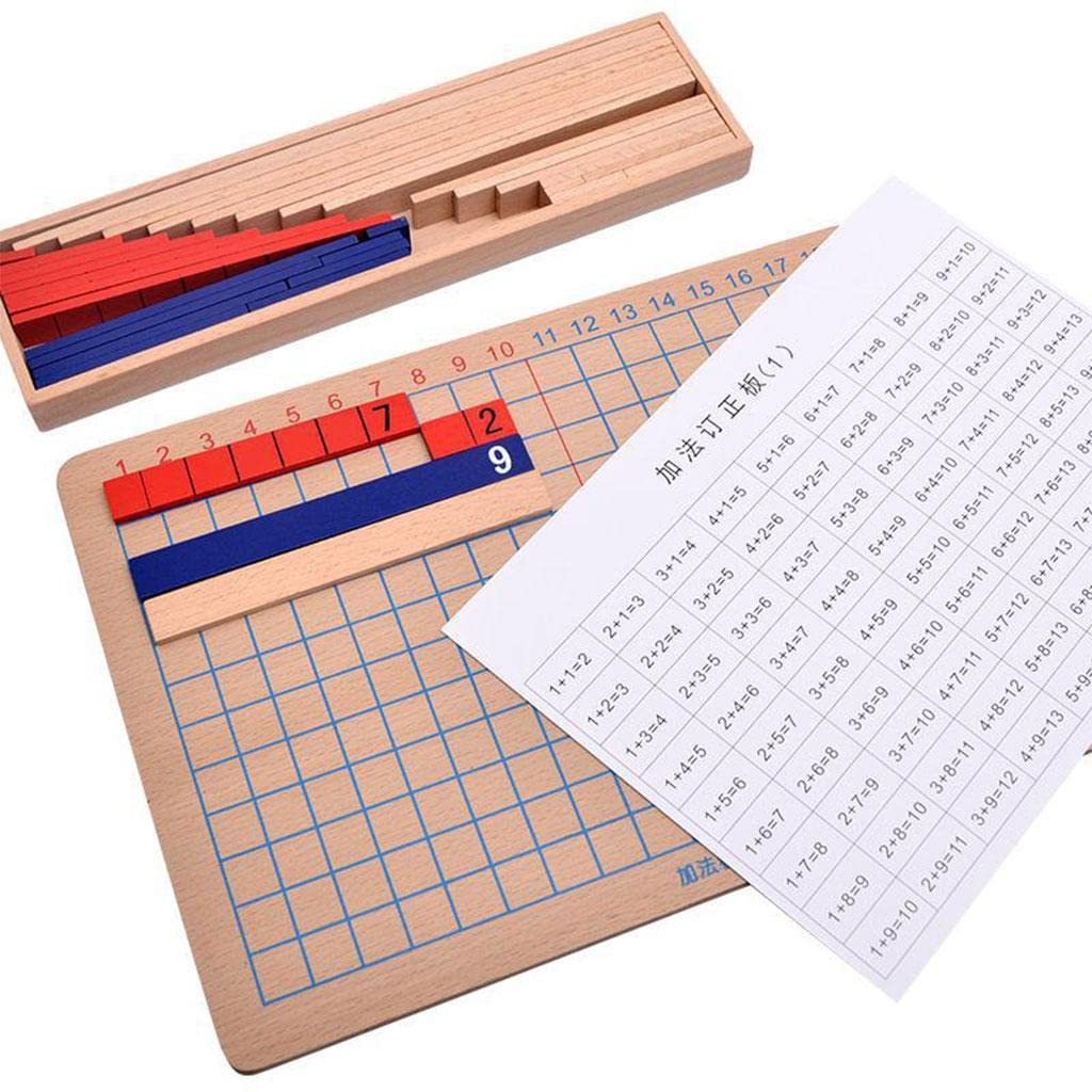 Bnf Montessori Math Teaching Aids Puzzle Early Development Number Baby Practice Addition Subtractionbaby | Toys For Baby | Devel