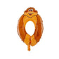 Shopping Time Jungle Animal 0 Number Foil Balloon  16 Inch