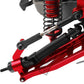 Rcarmumb Upgrades Part for 1/10 Slash 4x4 VXL,Stampede 4X4 VXL,Rustler 4X4 VXL,Hoss 4X4 VXL,Alloy Front Rear Suspension Arm & St