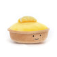 Jellycat Pretty Patisserie Tarte Au Citron Stuffed Toy, 4 inches - Pastry Plush - Great Gift Idea