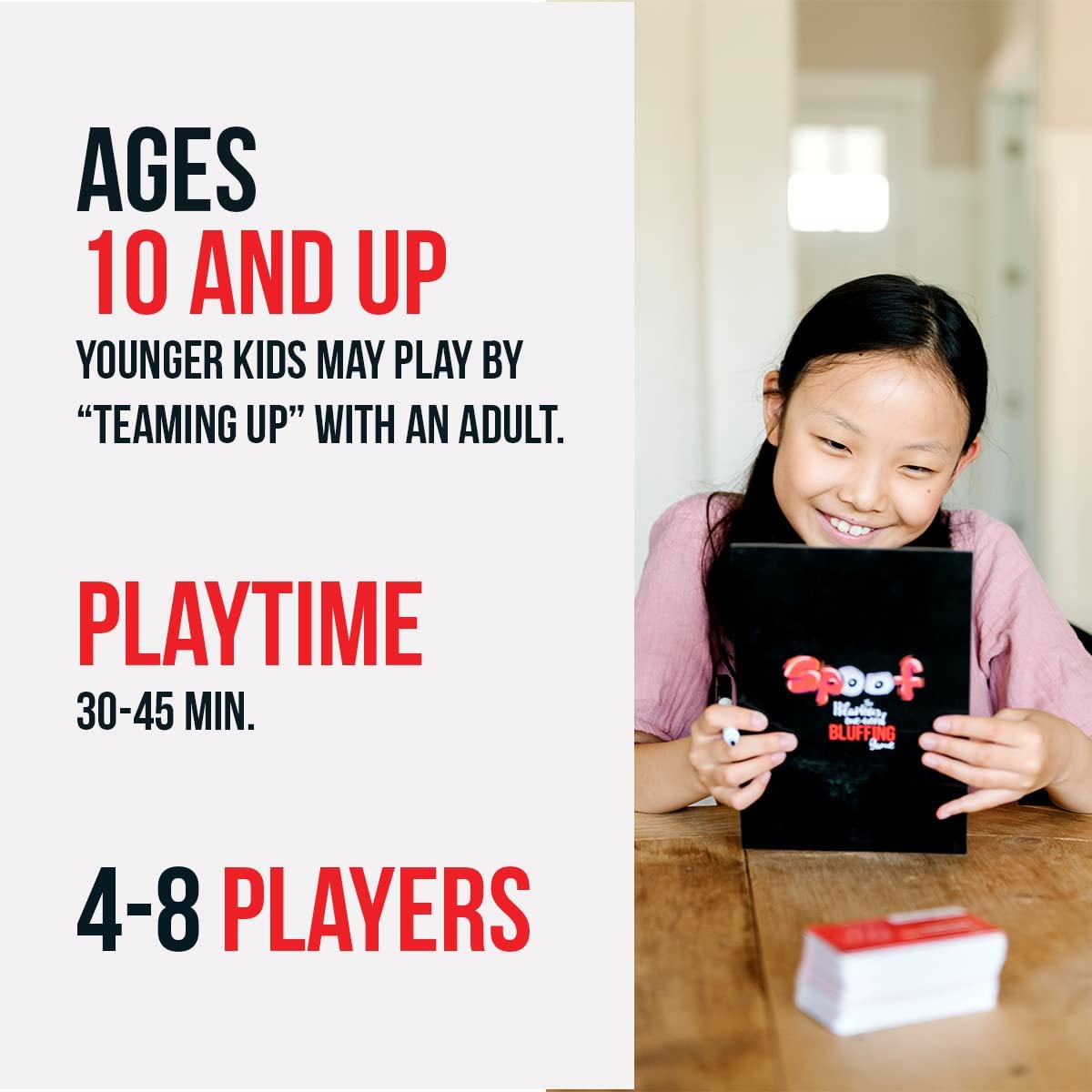 Inspiration Play Bluffing Board Game for Family Parties - Fun for 3-8 Players, Ages 8+, Multicolor Cardboard