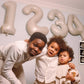 13 Balloon Number, Cream White Number 13Th 31Th Birthday Balloons 40 Inch, 13 Or 31 Years Old Cream White Birthday Decorations F