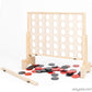 Play Platoon Giant Outdoor Games Connect 4 In A Row Wooden Four In A Row Game, 4 Connect Board Game Outdoor Game With Coins, Case And Rules