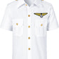 Yoroka Kids Pilot Costume Airline Captain Pilot Uniform With Accessories-140 White