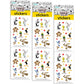 Playhouse Loony Tunes Bugs Bunny and Friends Pack of Three Perforated Sticker Half-Sheets - 3 Packs