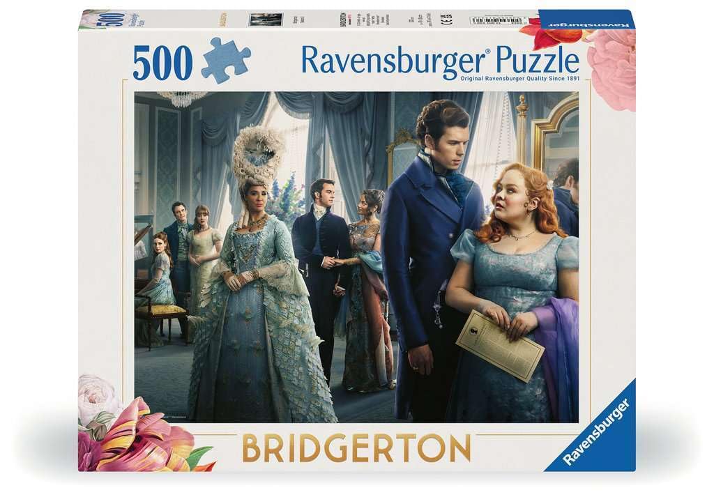 Ravensburger 500 Piece Jigsaw Puzzle - Bridgerton Season 3, Multicolor, FSC Certified Cardboard, Elegant Regency Era Design