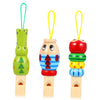 Toddmomy 3pcs Wooden Whistles for Kid,Cute Animal Whistles Music Instrument Toys Kids Party Noisemakers Whistles Party Bag Fille