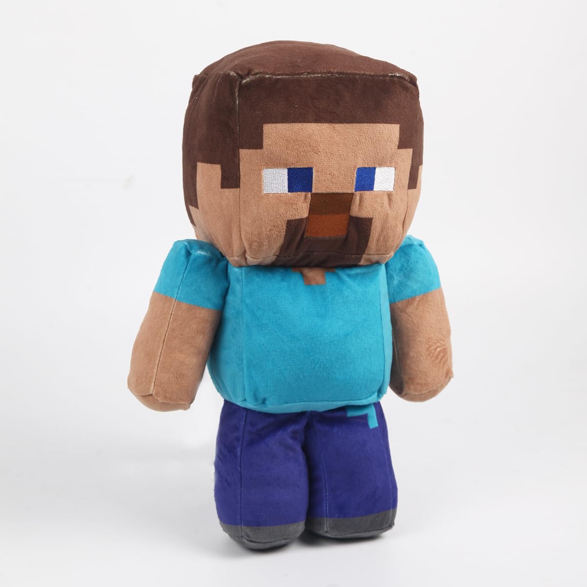 Pixel-Style Game Basic Plush Character Soft Toy  Video Game-Inspired Collectible Plushies Gifts for Kids & Fans (Steve)