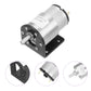 Dmiotech Micro Dc 12V 5Rpm Geared Motor With Bracket Gear Reduction Motors 37Mm Diameter Gearbox Micro Speed Reduction For Rc Ca